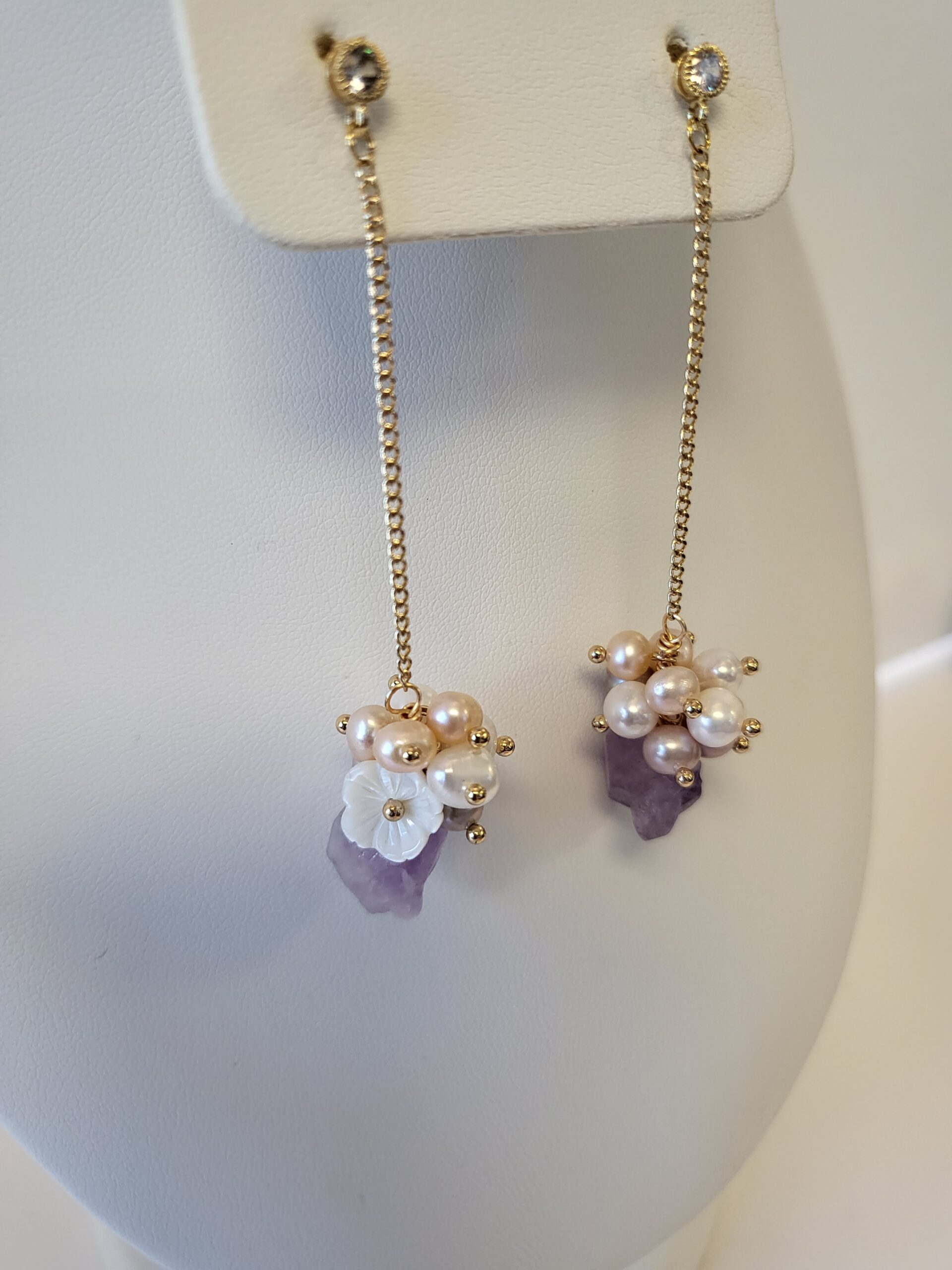 Fresh Water Pearls Sets with Amethyst - Image 3