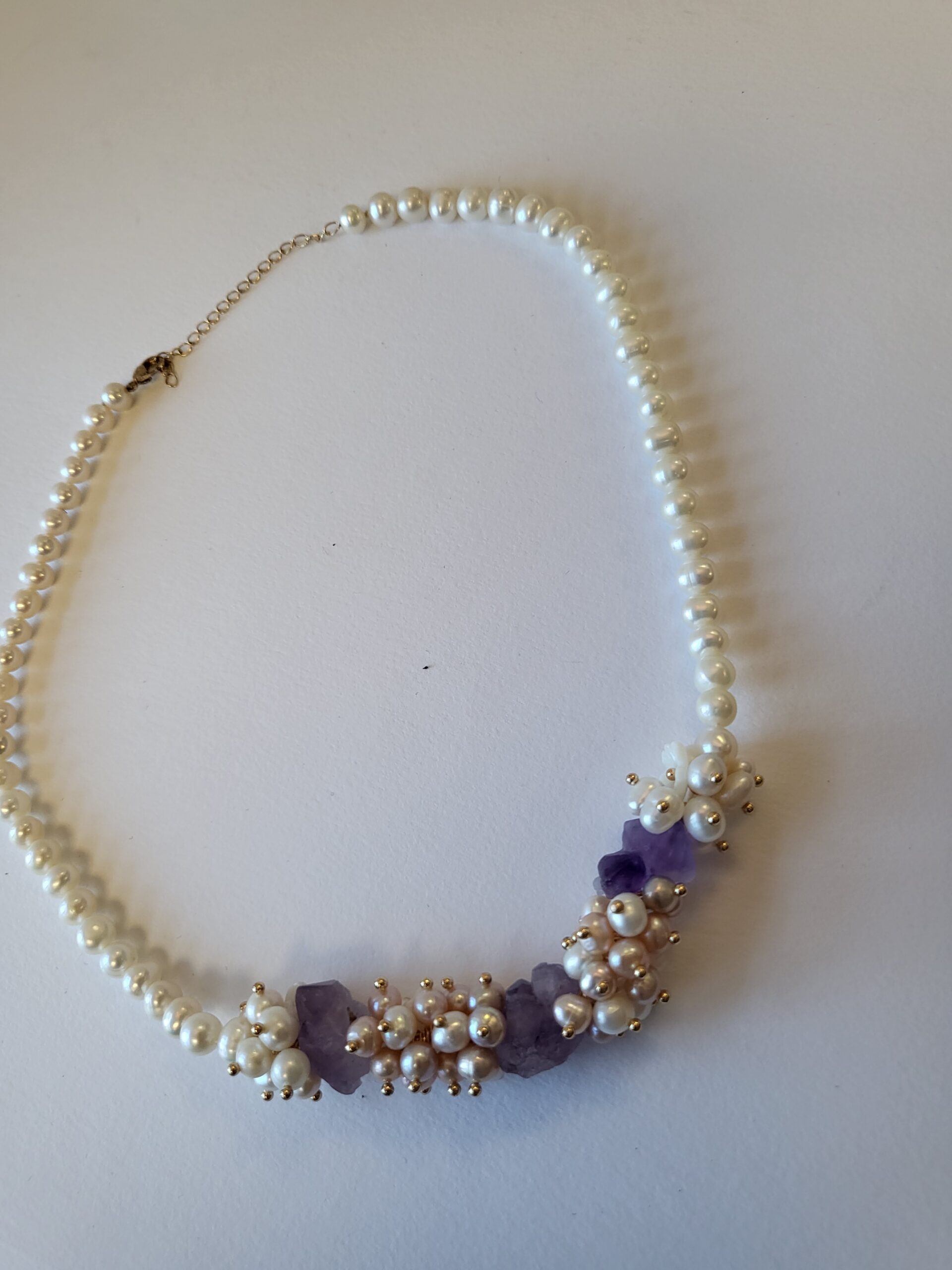 Fresh Water Pearls Sets with Amethyst